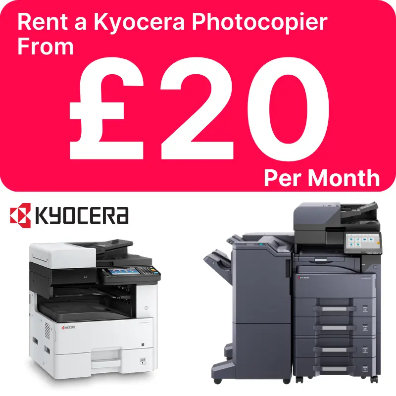 Kyocera Photocopier Rental in Nottingham from £5 per week - Rent a Kyocera Photocopier in Nottingham