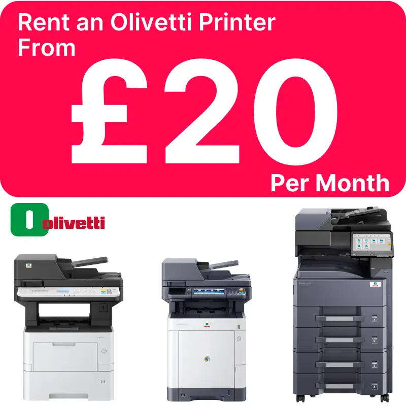 Rent an Olivetti Printer in Nottingham from £5 per week - Olivetti Printer Rental Nottingham
