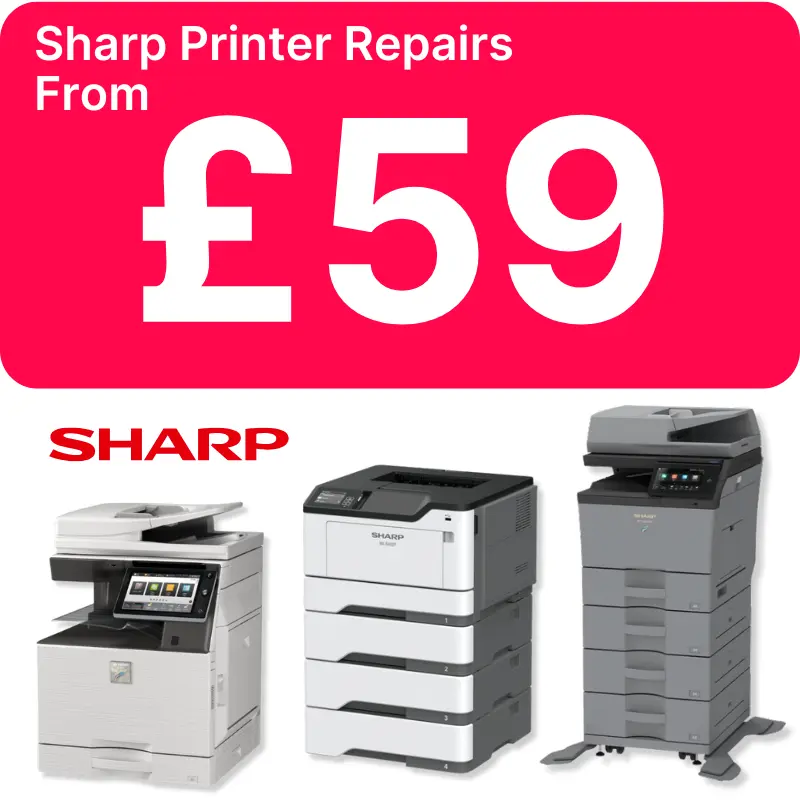Sharp Printer Repairs in Nottingham from £59 - Repair Sharp Printer Nottingham